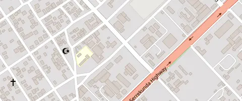 Map: Cedar Tree Mezze, Kairaba Avenue, Kanifing. Opens Google Maps.