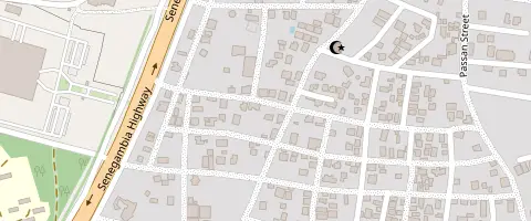 Map: Cedar Tree Mezze, Bertil Harding Highway, Kololi. Opens Google Maps.