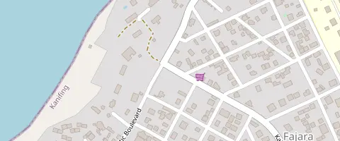Map: Fajara Garden Café, Fajara M Section. Opens Google Maps.