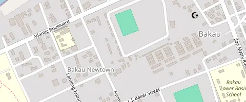 Map: Gelato Gambia, Bakau Newtown. Opens Google Maps.