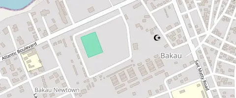 Map: Shawarma Spot, Atlantic Road, Bakau. Opens Google Maps.