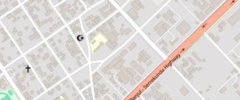 Map: Yassa House, Kanifing Estate. Opens Google Maps.